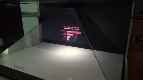 Full Hd 42 3d Hologram Pyramid Display Showcase Holographic