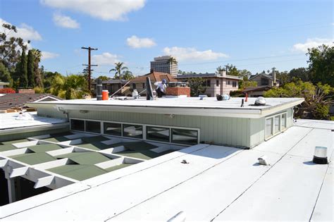 Torch Down Flat Roofing Installation In Bankers Hill