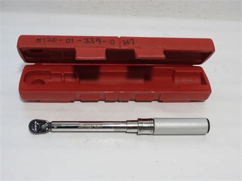 Snap On 14 Drive Qd1r200 Torque Wrench 40 200 Inlb Click Type High