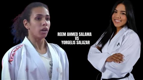 Reem Ahmed Salama Egy Vs Yorgelis Salazar Ven Female Kumite 50 Kg Karate 1 Pl Cairo 2023