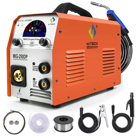 Buy HITBOXMIG250DP Single Pulse Aluminium MIG Welder, 250Amp Large