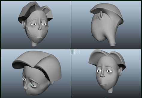 Yolantele Characters Pipeline In Maya 2 Modeling The Head