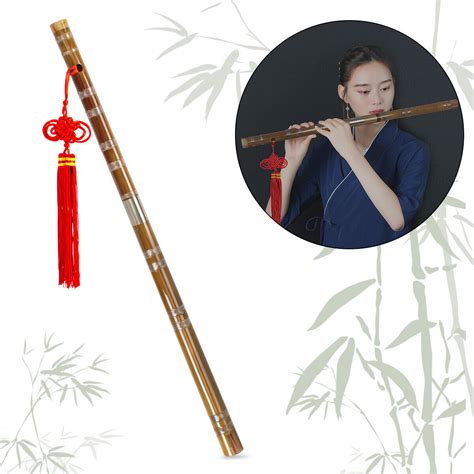 Bamboo Flute G Key Dizi Made Of More Than 5 Years Old Bitter Bamboo