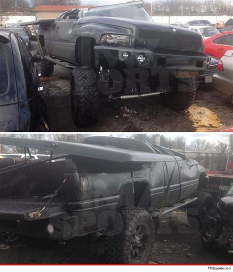 Cam newton was involved in an accident tuesday when his truck overturned on a bridge. Cam Newton's Truck -- The Wreckage (PICS) | TMZ.com