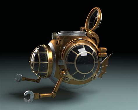 Artstation Steampunk Submarine