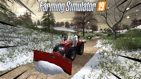 Farming Simulator 19 Mod Seasons Déneigement ️ Youtube