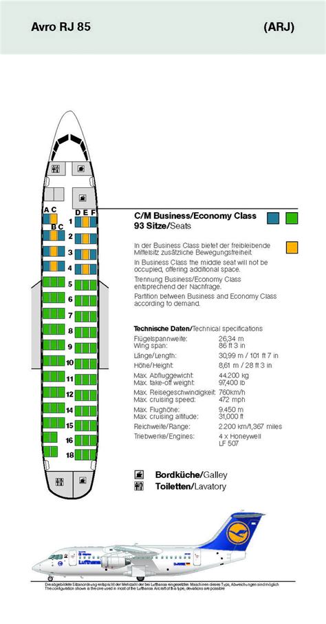 Lufthansa Airbus A320 Seating Chart