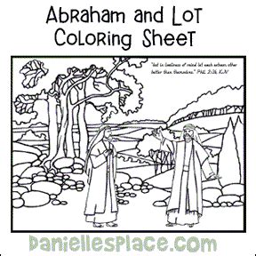 Teach your children the stories of the bible with our abraham and sarah coloring pages. Abraham and Lot Bible Crafts