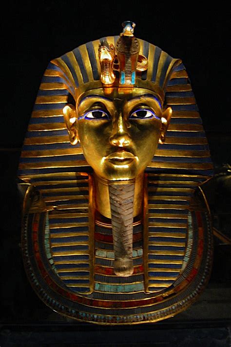 Death Mask Of Tutankhamun Illustration World History Encyclopedia