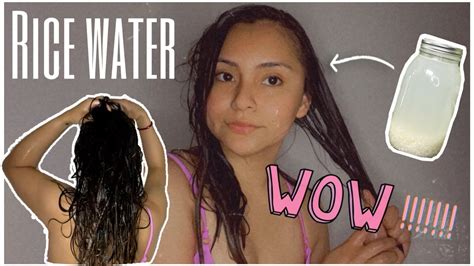 Rice Water For Extreme Hair Groth How To Make Rice Water Hair Growth Rinse At Home ~ Youtube