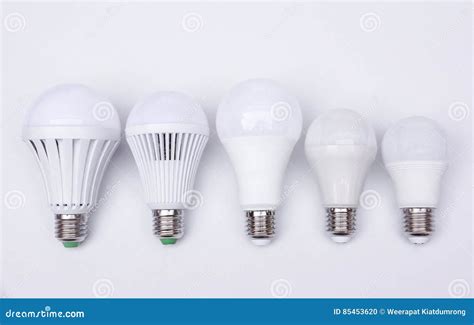 Different Types Of Led Light Bulbs Stock Photo Image Of Bright Diode