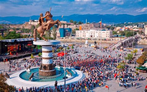 Any content should be recategorised. Statue Of Alexander The Macedonian Square Macedonia ...