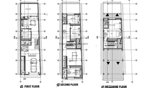 Mezzanine Floor Plan And Elevation