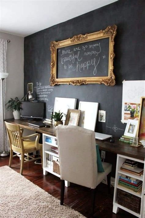 25 Practical Chalkboard Home Office Decor Ideas Shelterness