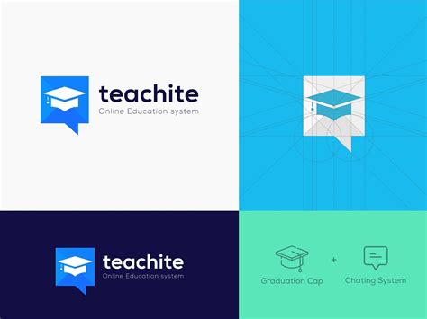 Online Education System Logo By Tonmoy Saha Corporate Identity Design