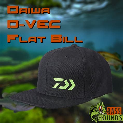 Daiwa D Vec Flat Bill Hat Bass Hounds