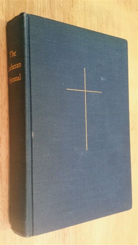 The Lutheran Hymnal Copyright 1941 Vintage Hardcover Nice Condition