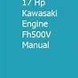 Kawasaki Fh500v Manual