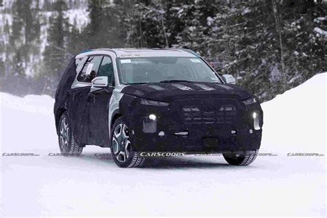 Facelifted 2023 Hyundai Palisade Spied With New Grille Car Lab News