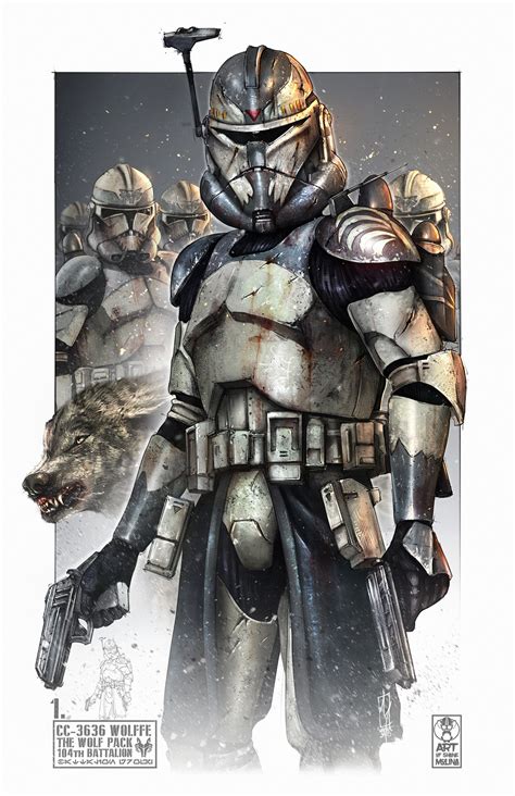 Cc 3636 Aka Commander Wolffe Of The 104th Battalion Group By Shane