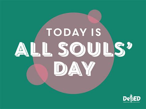 DepEd on Twitter: "Today, let us remember our departed loved ones and