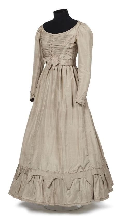 Dress Ca 1840 English Silk Taffeta This Dress Was Intended To Be
