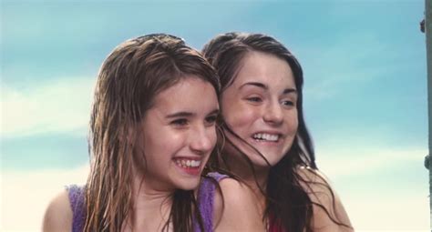 Emma Roberts In The Film Aquamarine 2006 With Johanna Levesque And