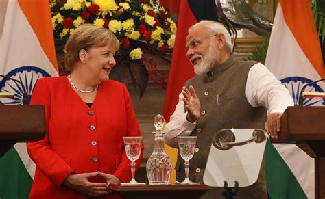 Merkel Vil Ha Frihandelsavtale Mellom India Og Eu E24