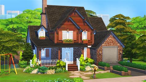 The Best Mosaic Basic Surburban House From Aveline Sims Sims 4 Downloads
