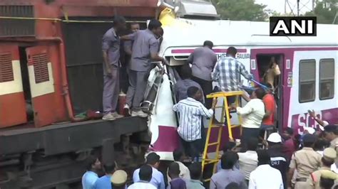 hyderabad train collision mmts driver stuck in cabin rescued