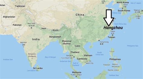 Where Is Hangzhou Located What Country Is Hangzhou In Hangzhou Map