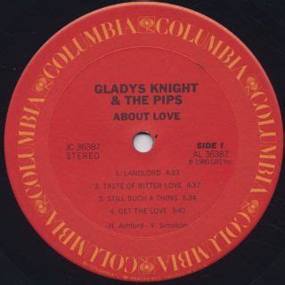 Gladys knight and the pips taste a bitter love 12 inch version. Gladys Knight And The Pips / About Love (LP), Columbia ...