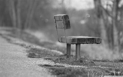 Single Bench Wallpapers Chair 4k Background Ultra
