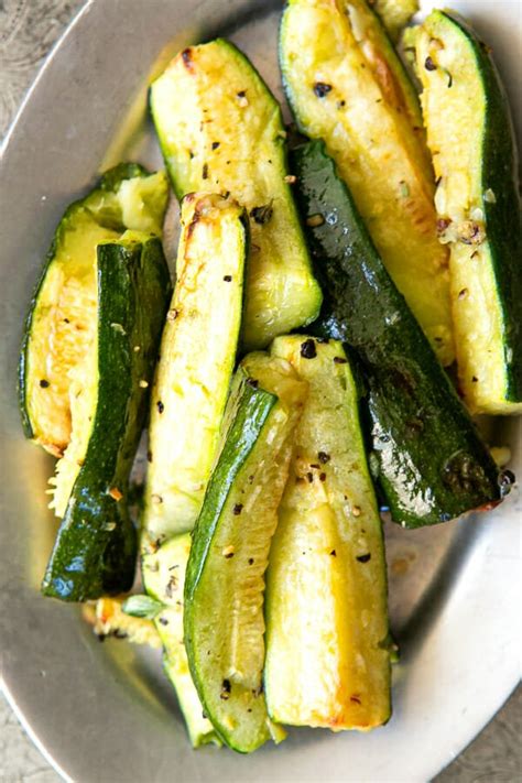 The time of year when everyone is either harvesting bushels of zucchini from their own backyard, or on the receiving end of somebody else's backyard stash. Roasted Zucchini {Oven Baked} | SimplyRecipes.com | Daily ...