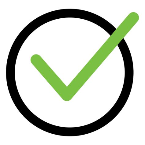 Icono De Marca De Verificación Descargar Pngsvg Transparente