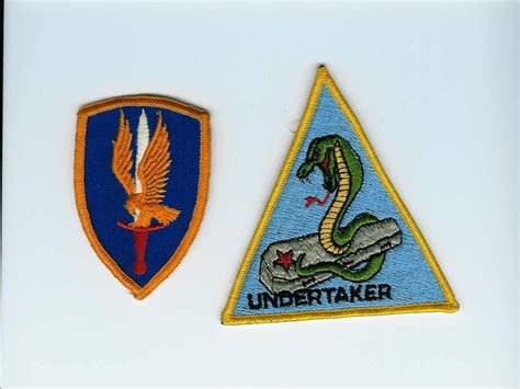 Vietnam Helicopter Insignia And Artifacts B Troop 7th Squadron 17th