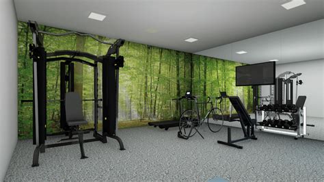 Hang a wall mirror or two to fill the space with light and monitor your form while exercising. Top 10 Home Gym Design Ideas & Tips On A Budget - G & G ...