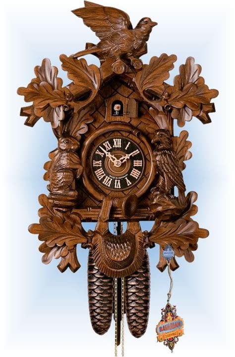 Rabbit Hunters 16 Cuckoo Clock Cuckoo Clock Clock Antique Mantel