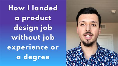 How I landed a product design job without job experience or a degree