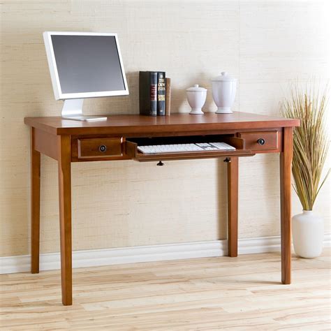 Sei Classic Medium Mahogany Desk With 2 Drawers And