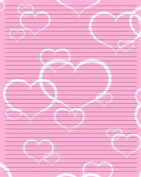 Free Valentines Stationery Paper Printable Writing Paper Paper Diy