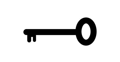 Black Vintage Key Clipart Png Download Key Logo Transparent Images