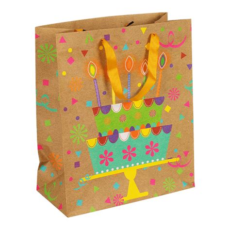 China Odm Eco Friendly Birthday Cake Printed Kraft Paper Party Favor