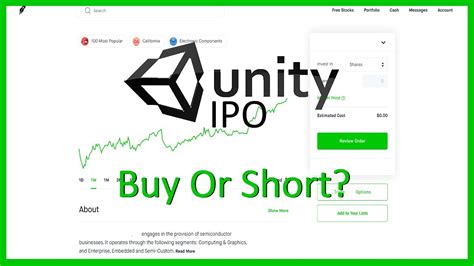 Unity Ipo Analysis First Day Targets Expectations Robinhood Investing Youtube