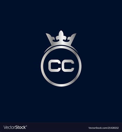 Initial Letter Cc Logo Template Design Royalty Free Vector