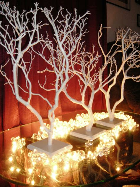 Manzanita Wedding Centerpiece Trees We Airbrush Your Trees