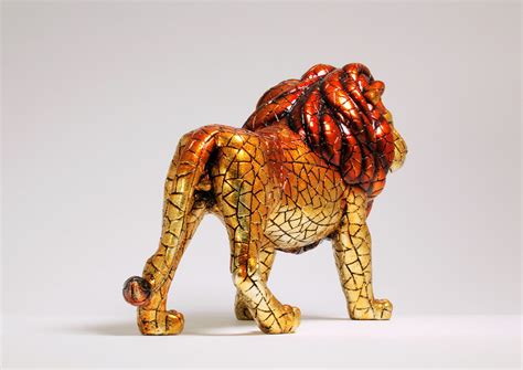 Lion Sculpture 45 Cm Depth Premium Barcino Designs Etsy Uk