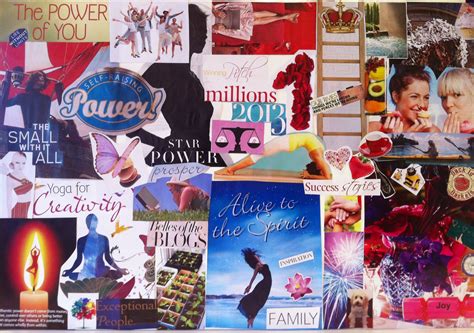 Our Vision Board For 2013 Our Hard Work Scouting For Images And