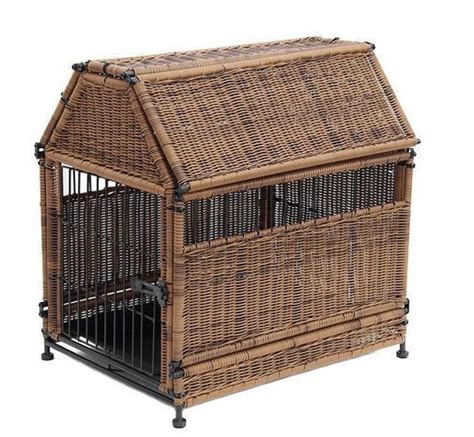 Dog Crate Furniture Wicker Medium With Storage Home Decor Dog Crate