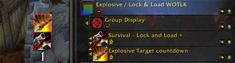 Explosive Lock Load WOTLK Screenshots WeakAura World Of Warcraft